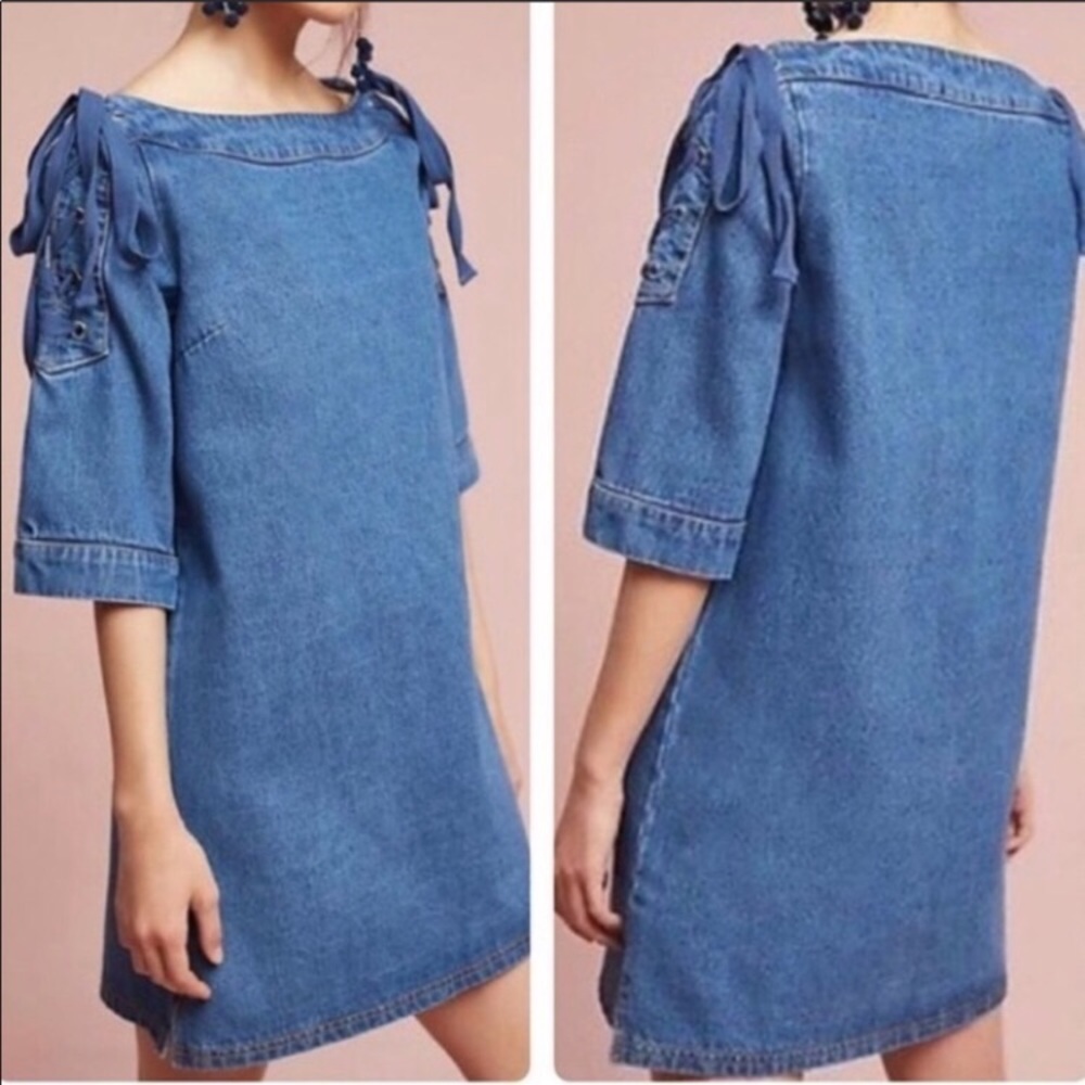 Sold Maeve Anthropologie Jean dress- small